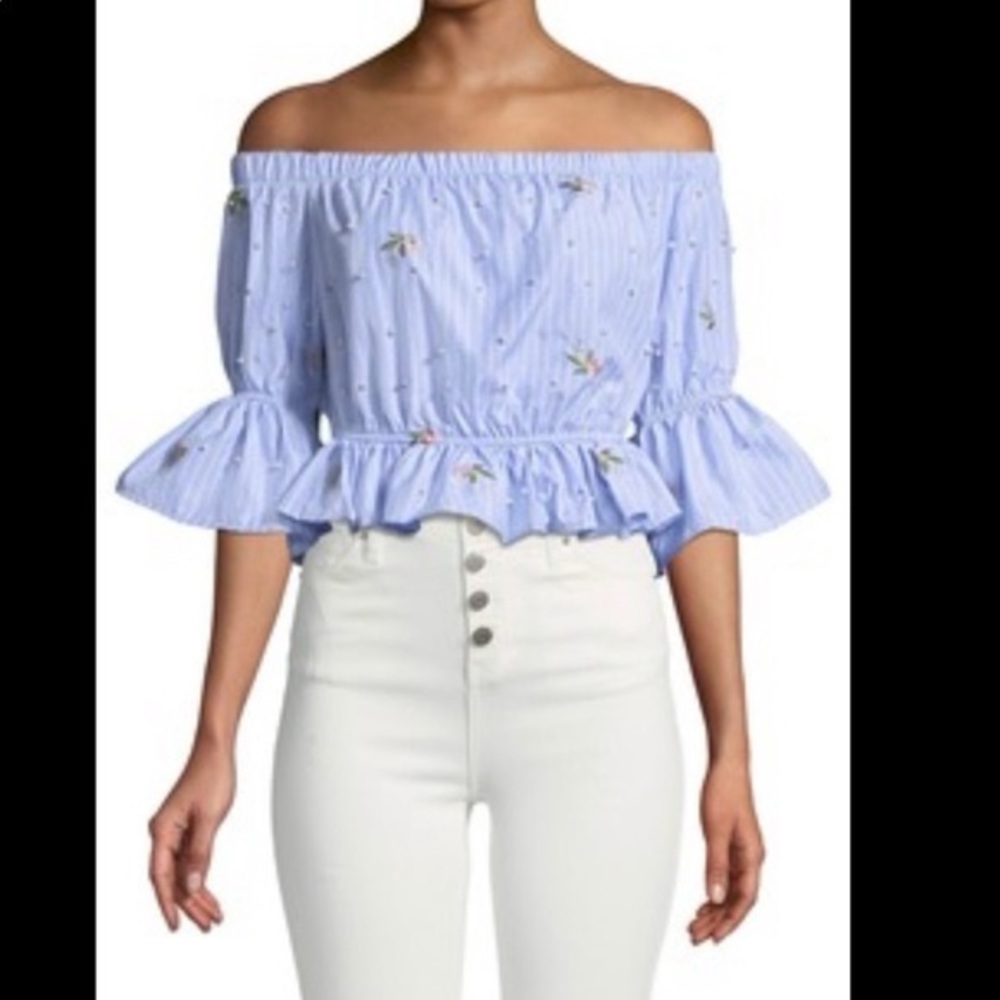 Romeo & Juliet Couture Off Shoulder Top